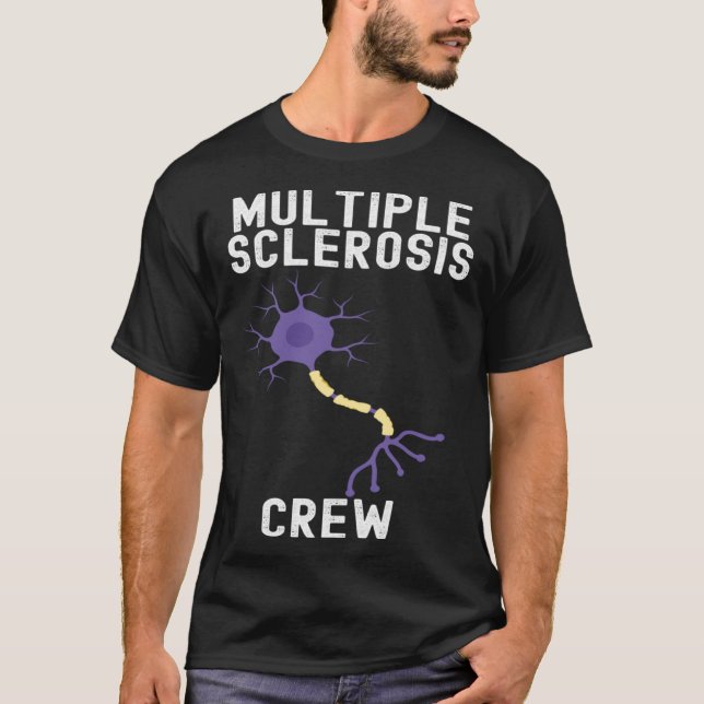 Camiseta Citações de Conscientização da Esclerose Múltipla  (Frente)