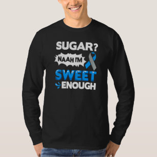 Camiseta Citações de Diabetes Lutador de Diabetes Conscient