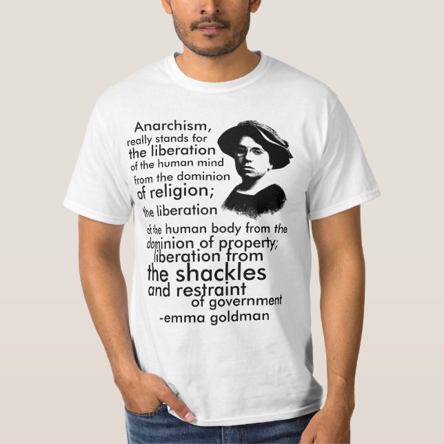 Camiseta Citações de Emma Goldman (Frente)