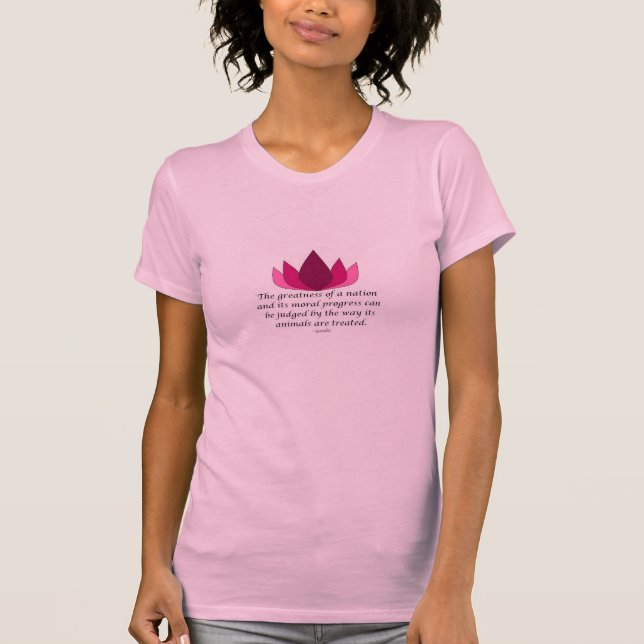 Camiseta Citações de Gandhi (Frente)
