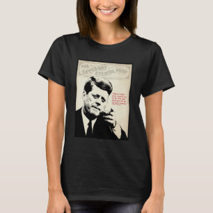 Camiseta Citações de John F. Kennedy