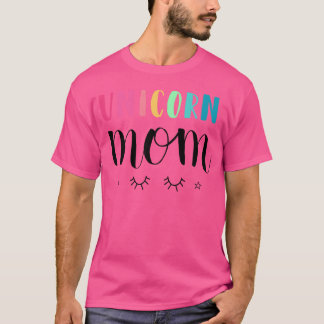 Camiseta Citações de Mãe com Amigos de Design de Unicórnio