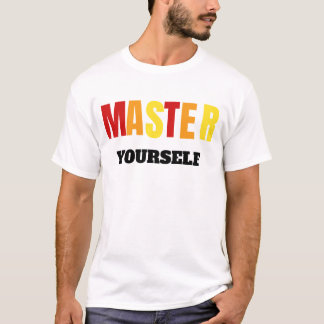 Camiseta Citações de Motivação para Disciplina e Autocontro