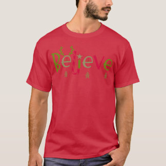 Camiseta Citações de Natal Com amigo de biscoito de gengibr