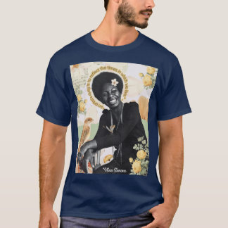 Camiseta Citações de Nina Simone FanArt O Dever de um Artis