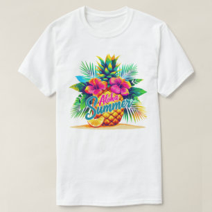 Camiseta Citações de Praia Costeira de Verão