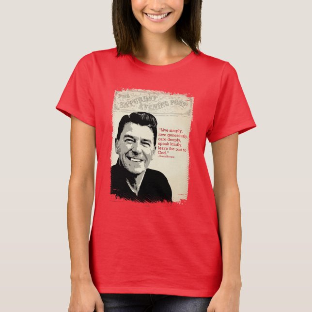 Camiseta Citações de Ronald Reagan (Frente)