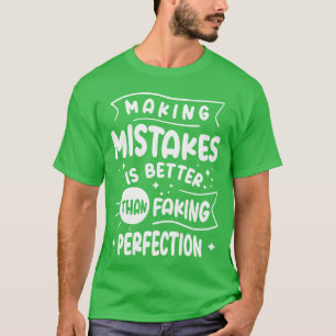 Camiseta Citações de Sabedoria de Erros Citações de Imperfe