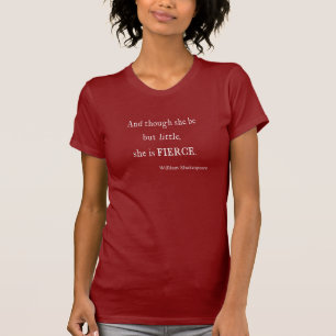 Camiseta Citações de Shakespeare seja citações pequenas