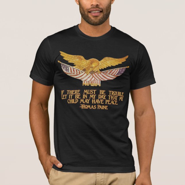 Camiseta Citações de Thomas Paine (Frente)