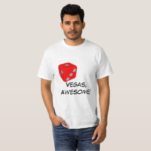 Camiseta Citações de Vegas & t-shirt dos dados