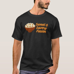 Camiseta Citações Divertidas de Biscoitos de Queijo Cottage