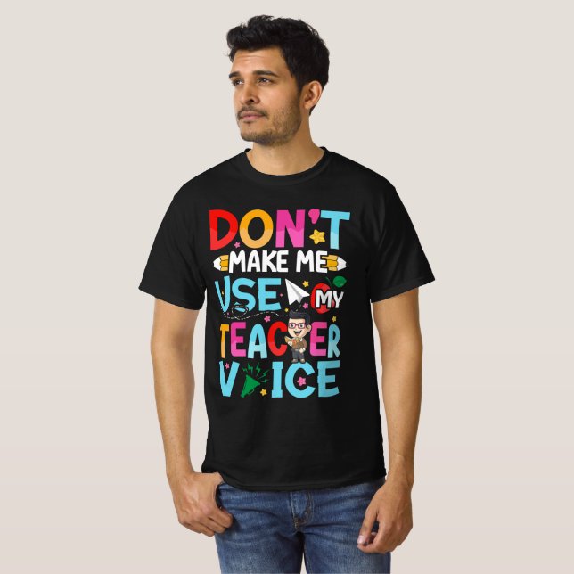 Camiseta Citações Divertidas de Professores (Frente Completa)