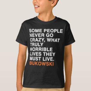 Camiseta citações do bukowski de Charles