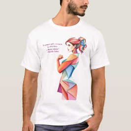 Camiseta Citações do Dia Internacional da Mulher 8 de março