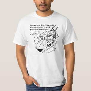 Camiseta Citações do esqui do jato