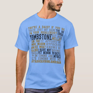 Camiseta Citações do filme Tumba de pedra menina