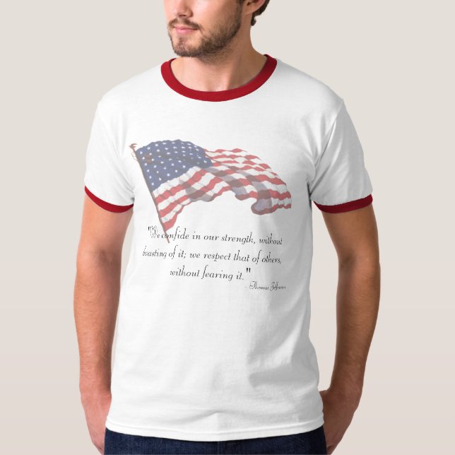 Camiseta Citações do KRW Thomas Jefferson (Frente)