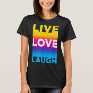 Camiseta Citações do Live Love Motivational Inspire Gráfica