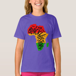 Camiseta Citações do Mês da História Negra - EU SOU HISTÓRI