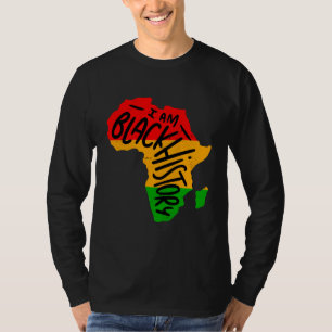 Camiseta Citações do Mês da História Negra - EU SOU HISTÓRI