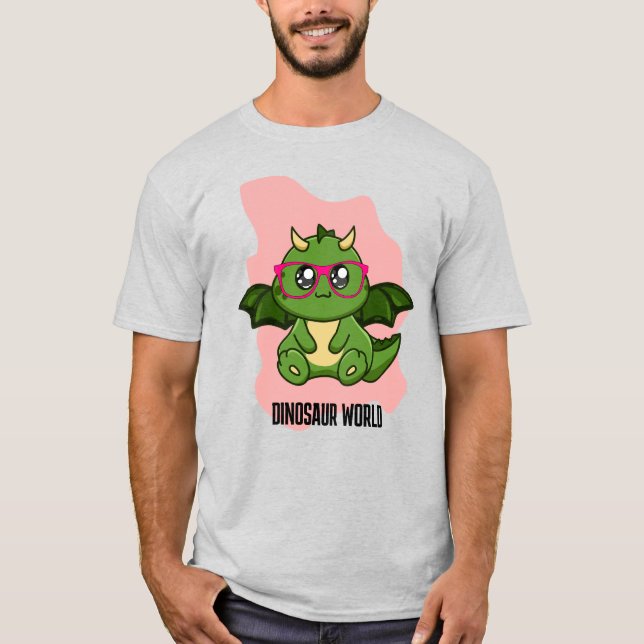 CAMISETA CITAÇÕES DO MUNDO DOS DINOSSAUROS PRÉ-HISTÓRICOS (Frente)
