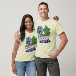 CAMISETA CITAÇÕES DO MUNDO DOS DINOSSAUROS PRÉ-HISTÓRICOS