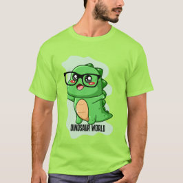 CAMISETA CITAÇÕES DO MUNDO DOS DINOSSAUROS PRÉ-HISTÓRICOS