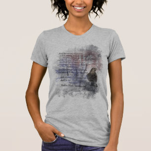 Camiseta Citações do poema do ponto de entrada de Edgar