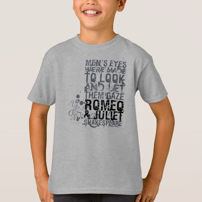 Camiseta Citações dos homens de Romeo & de Juliet (Frente)