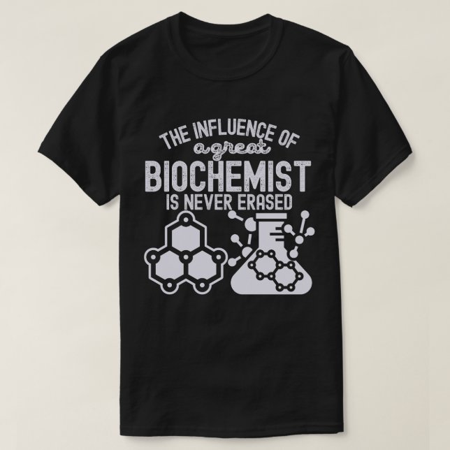 Camiseta Citações e Ditos de Bioquímica4 (Frente do Design)