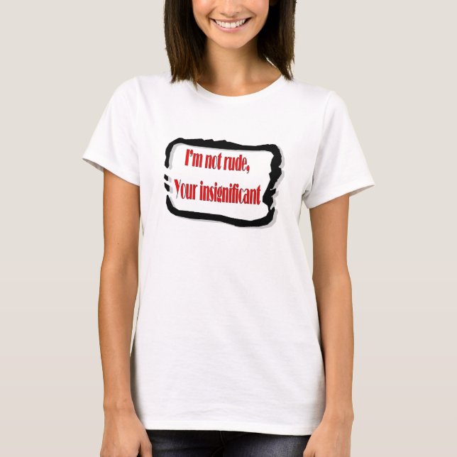 Camiseta Citações engraçadas (Frente)