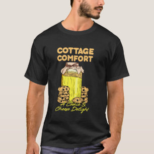 Camiseta Citações engraçadas de biscoitos de queijo cottage