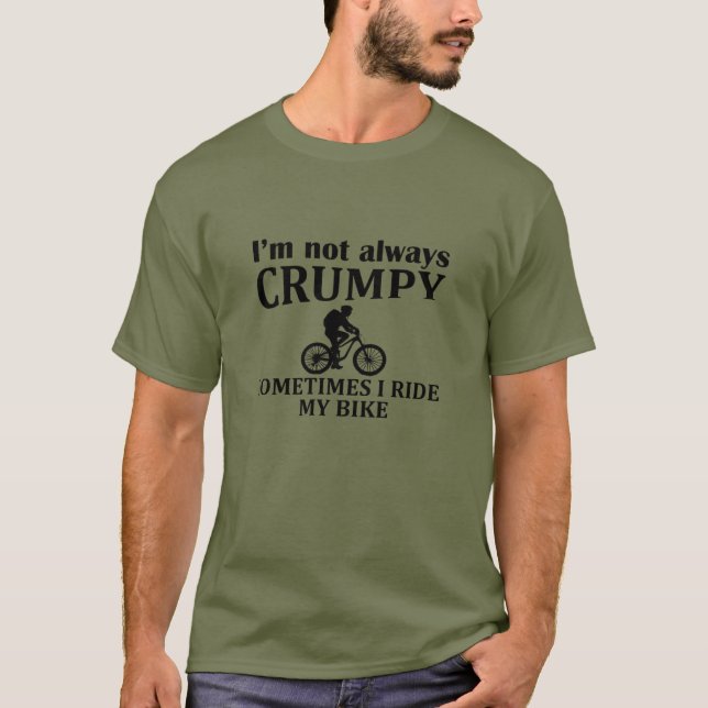Camiseta Citações engraçadas de ciclismo (Frente)
