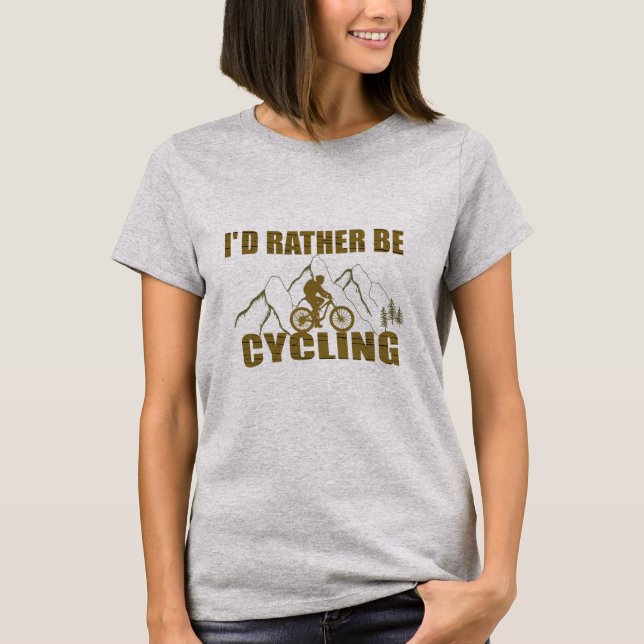 Camiseta Citações engraçadas de ciclismo (Frente)