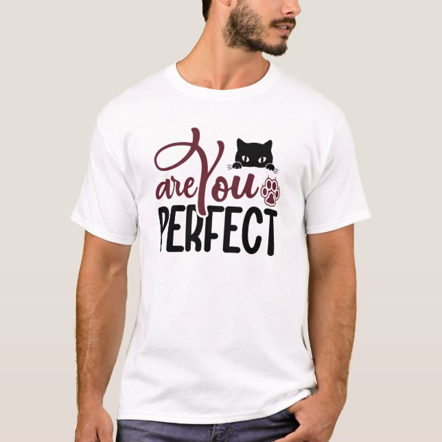 Camiseta Citações Engraçadas de Gatos (Frente)