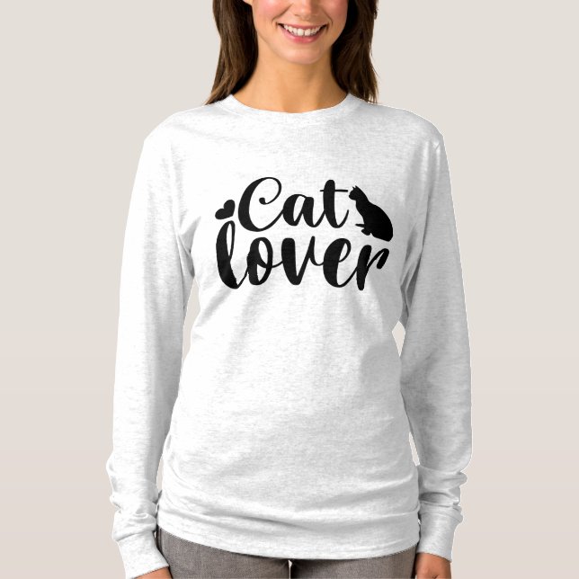 Camiseta Citações Engraçadas de Gatos (Frente)