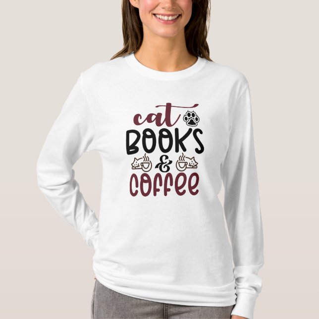 Camiseta Citações Engraçadas de Gatos (Frente)