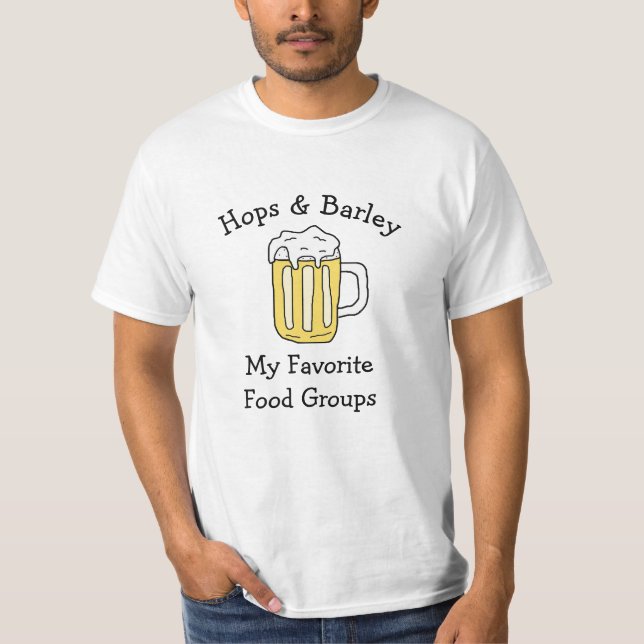 Camiseta Citações Engraçadas de Humor de Cerveja (Frente)