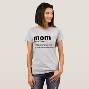 Camiseta Citações engraçadas do t-shirt da mãe da defin