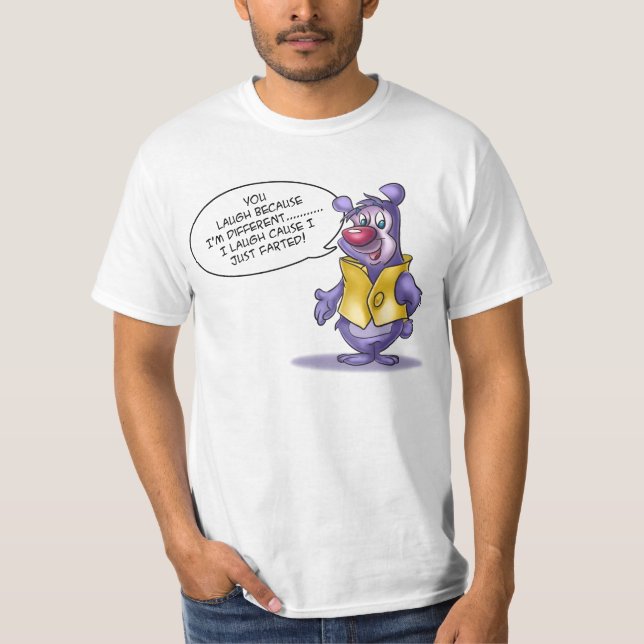 Camiseta Citações engraçadas dos desenhos animados (Frente)
