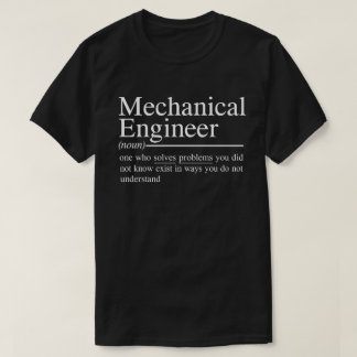 Camiseta citações engraçadas para o Engenheiro mecânico
