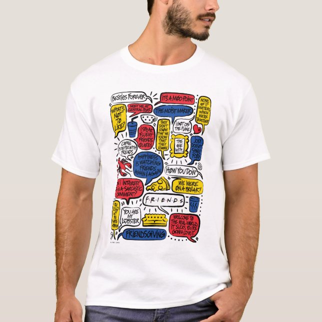 Camiseta Citações FRIENDS™ (Frente)