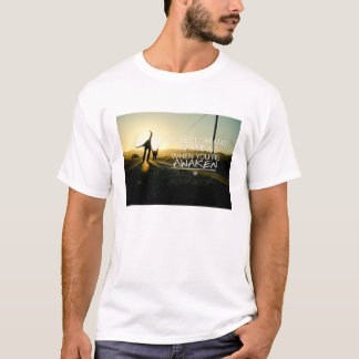 Camiseta Citações inspiradas e inspiradores