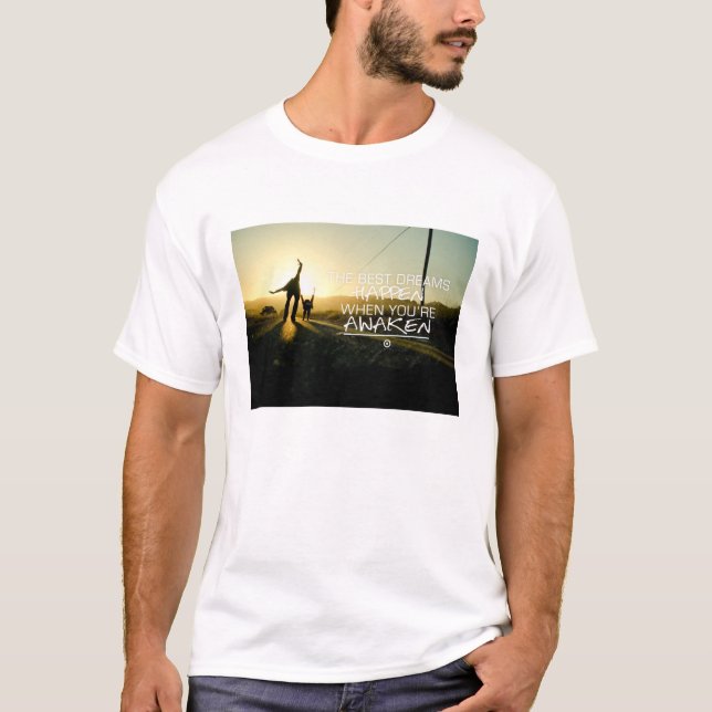 Camiseta Citações inspiradas e inspiradores (Frente)