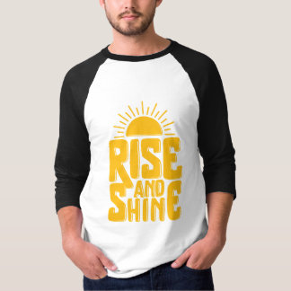 Camiseta Citações inspiradores da elevação e do brilho