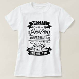 Camiseta Citações inspiradores sobre o impressão do pret