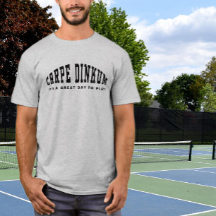 Camiseta Citações modernas engraçadas de pickleball Carpe D
