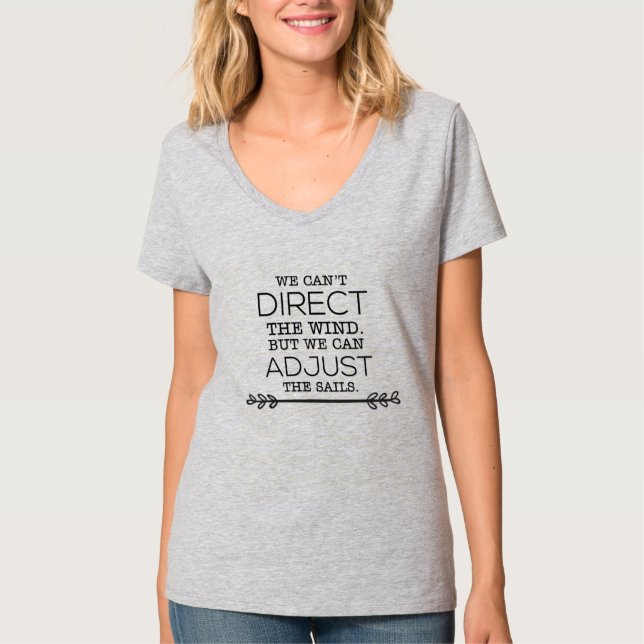 Camiseta Citações motivacionais da caligrafia textográfica  (Frente)