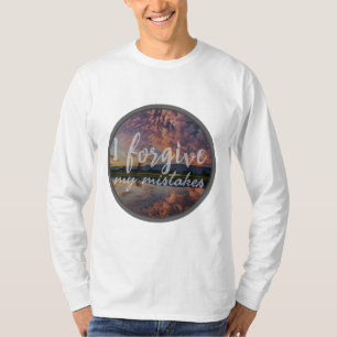 Camiseta citações motivacionais matinais para autoaceita